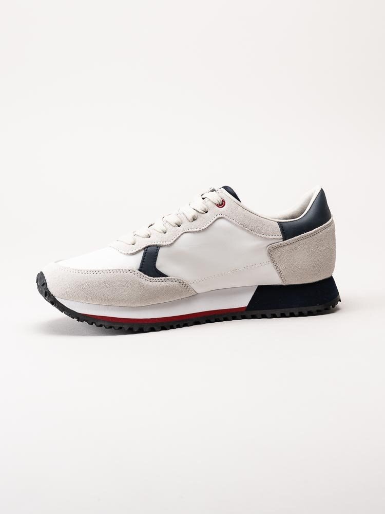 U.S. Polo Assn. - CLEEF001A - Vita sneakers i textil och mocka