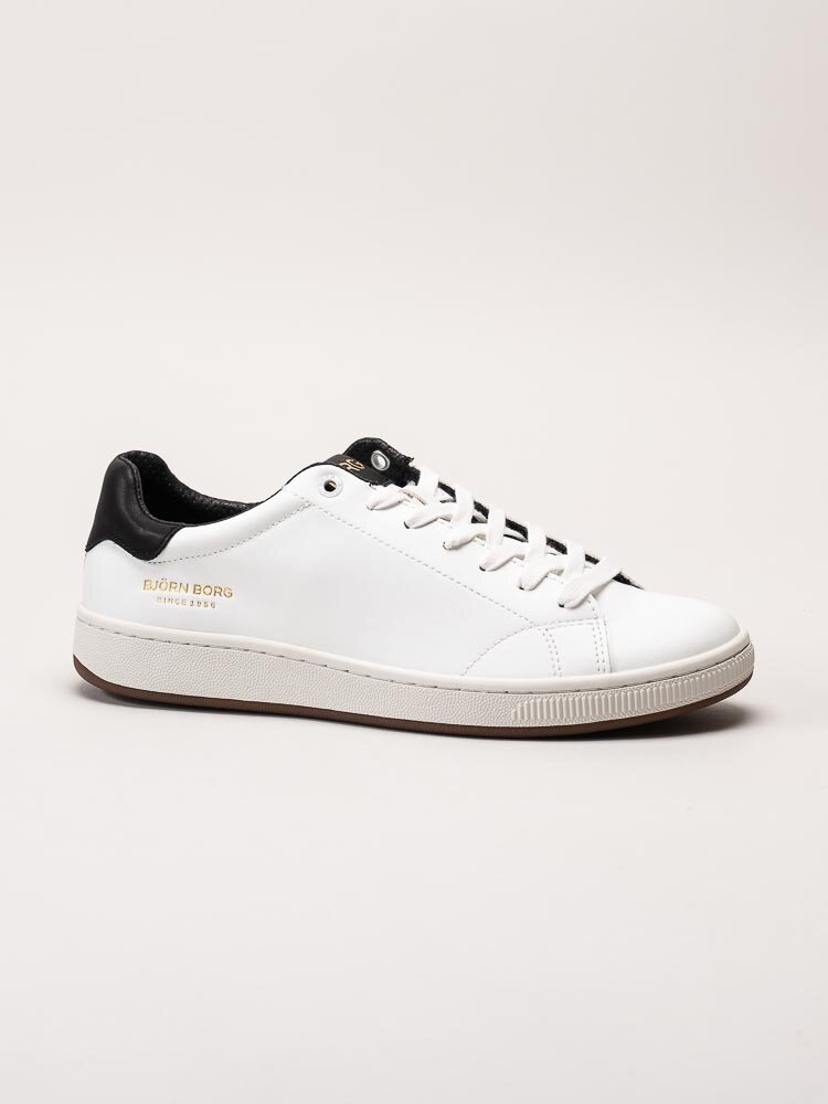 Björn Borg - T305 Stk M - Vita låga sneakers med svarta detaljer