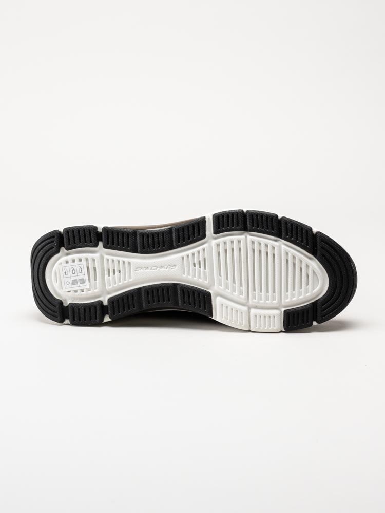 Skechers - Skech-Air Arch Fit - Svarta slip-on sneakers i textil