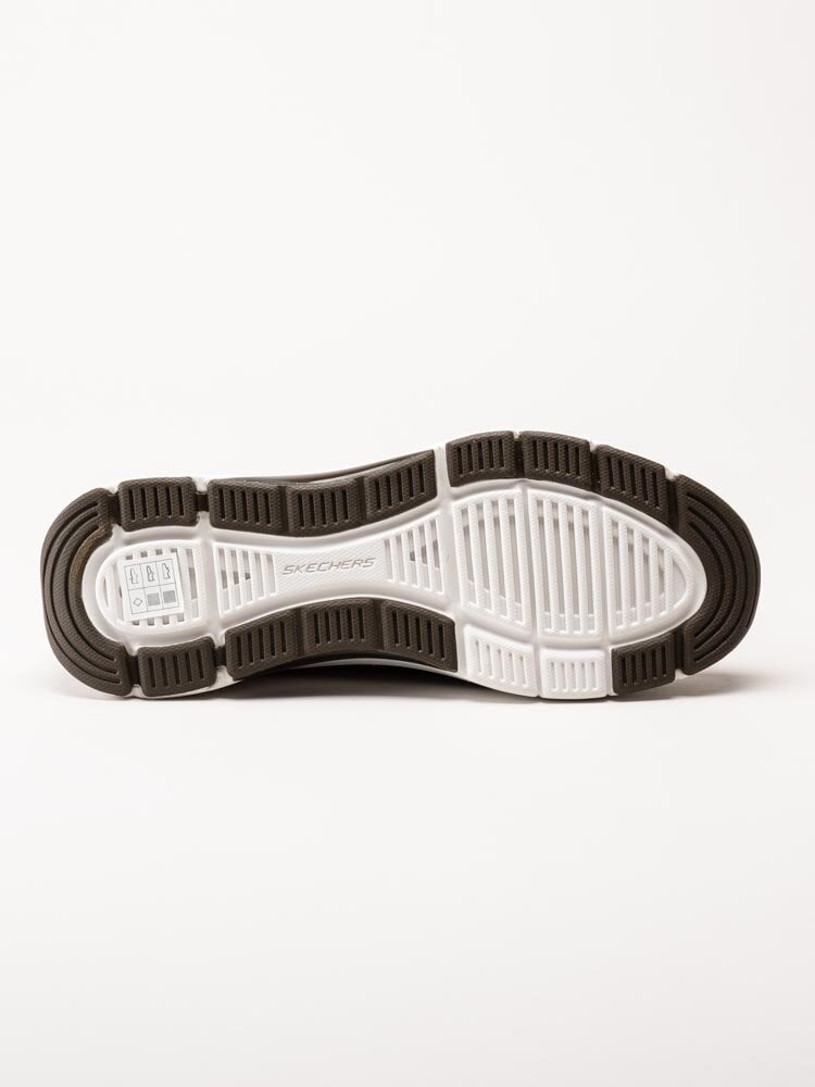 Skechers - Skech-Air Arch Fit - Beige slip-on sneakers i textil