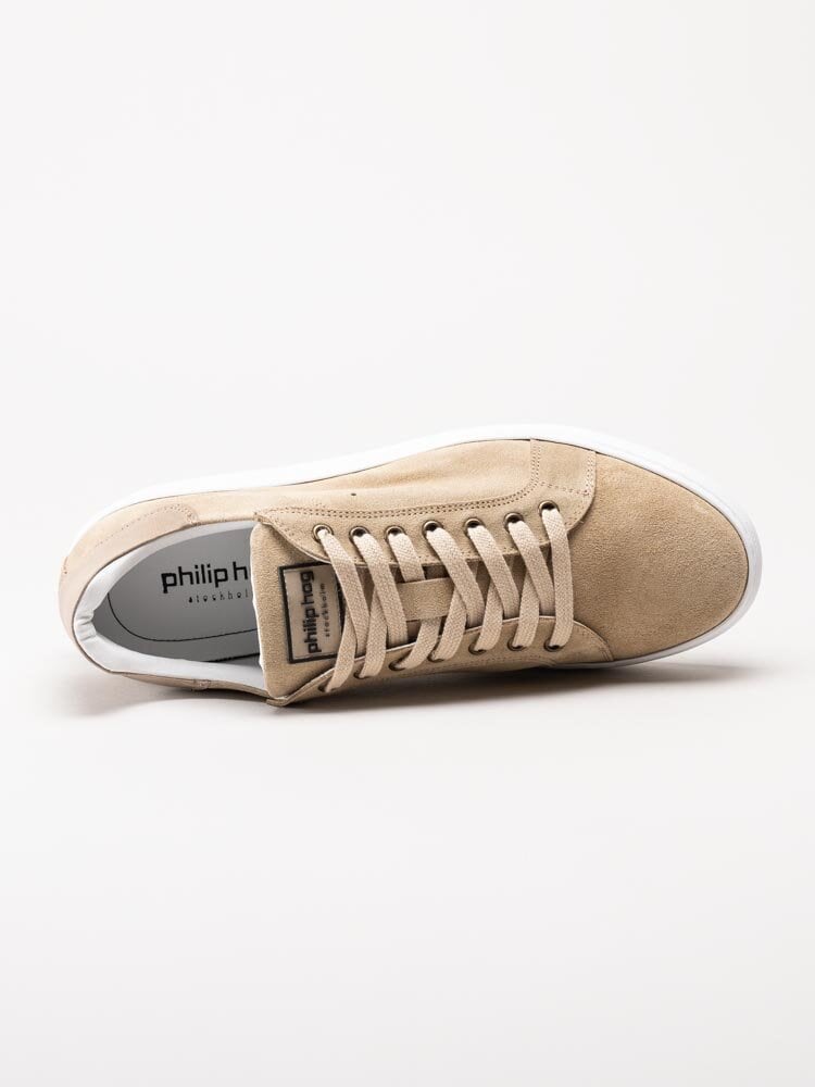 Philip Hog - Lukas - Beige sneakers i mocka