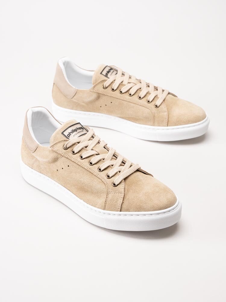 Philip Hog - Lukas - Beige sneakers i mocka