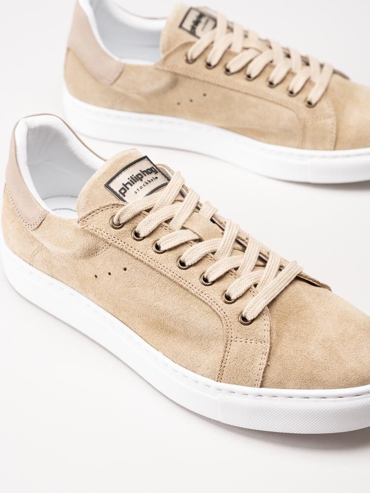 Philip Hog - Lukas - Beige sneakers i mocka