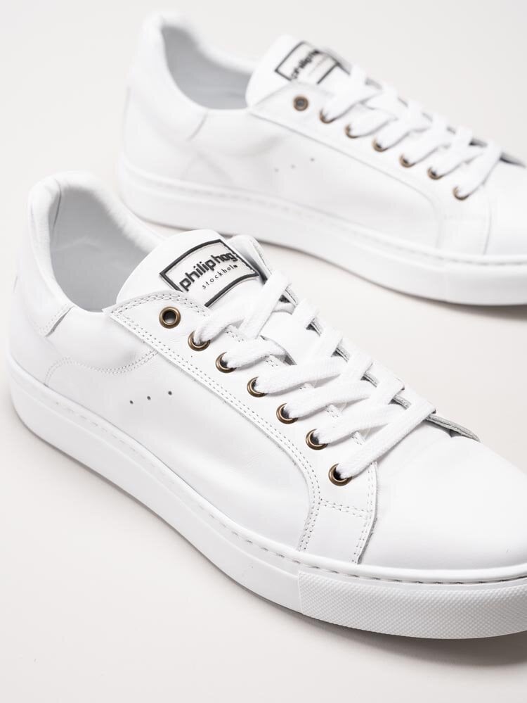 Philip Hog - Lukas - Vita sneakers i skinn