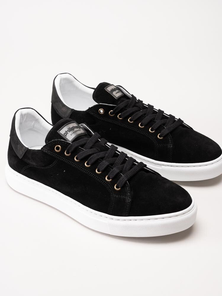 Philip Hog - Lukas - Svarta sneakers i mocka