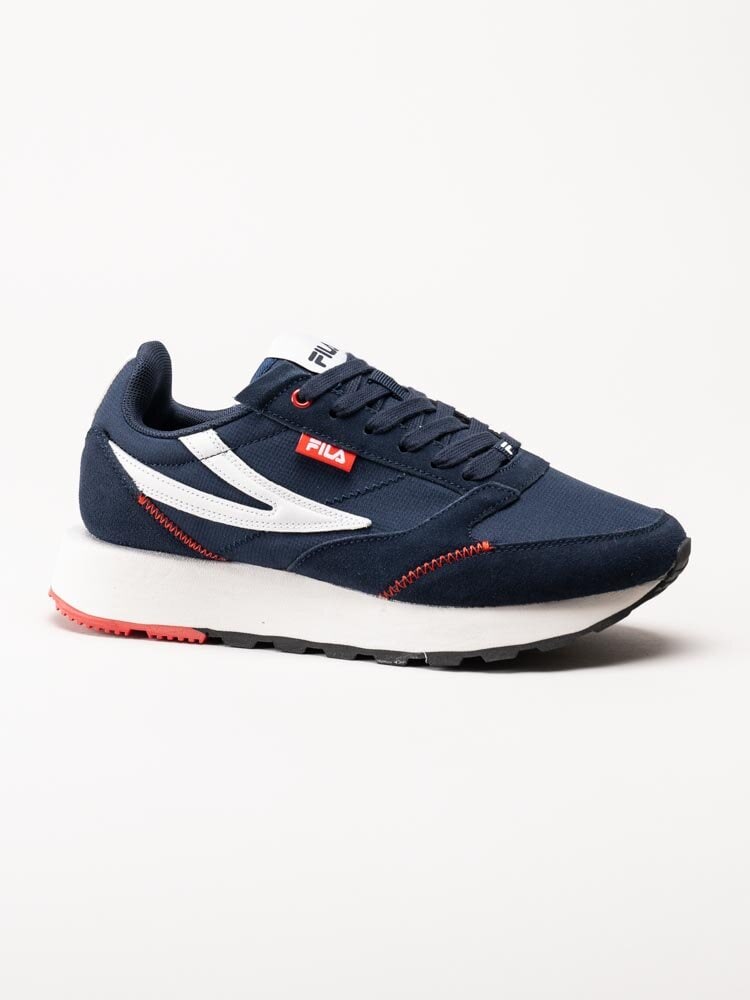 FILA - Run Formation - Marinblå retrosneakers i mocka