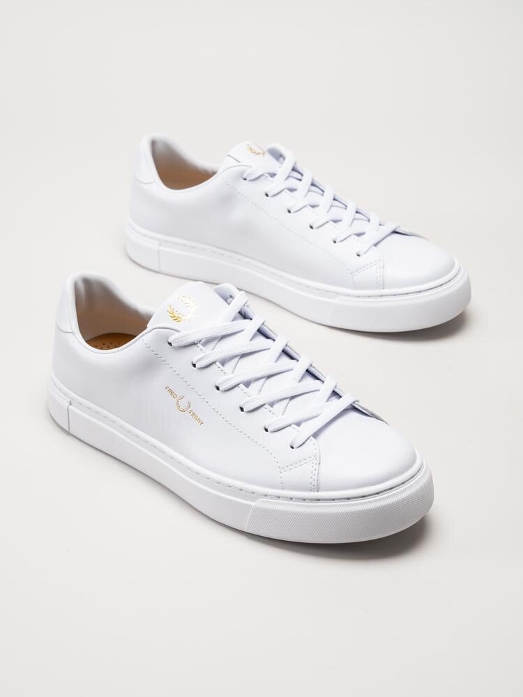 Fred Perry - B71 Leather - Vita sneakers i skinn