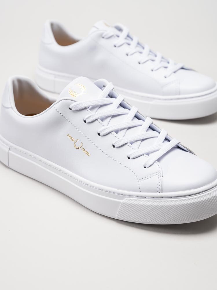 Fred Perry - B71 Leather - Vita sneakers i skinn