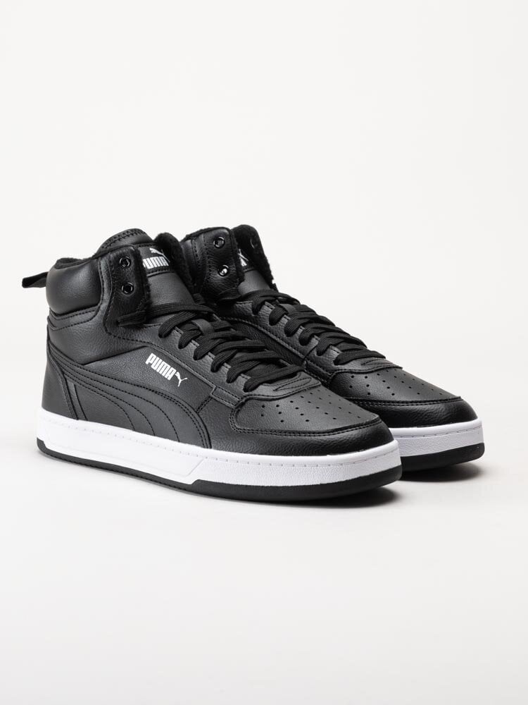 Puma - Caven 2.0 Mid WTR - Svarta höga sneakers i skinnimitation