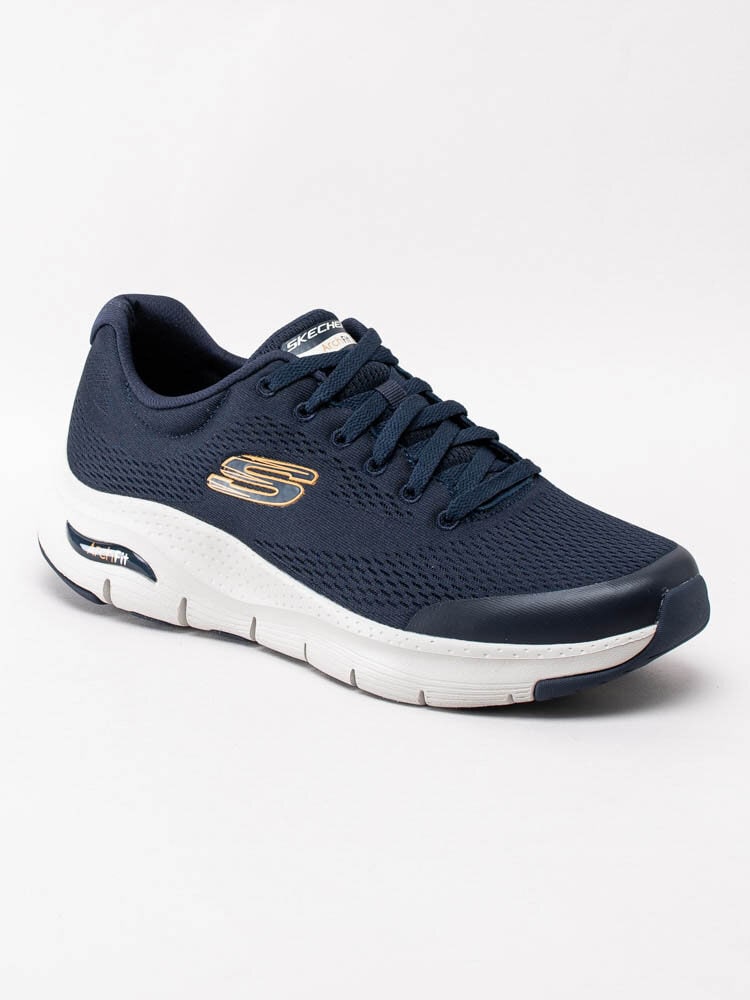 Skechers - Mens Arch Fit - Mörkblå sportskor i textil