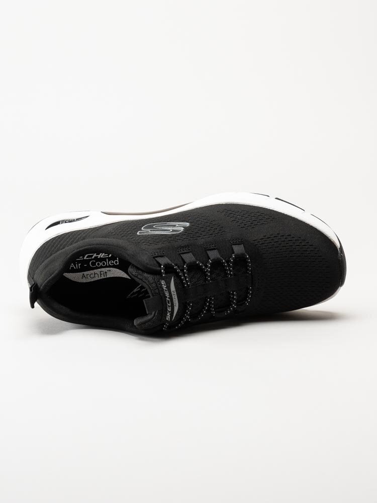 Skechers - Skech-Air Arch Fit Billo - Svarta sportiga sneakers i textil