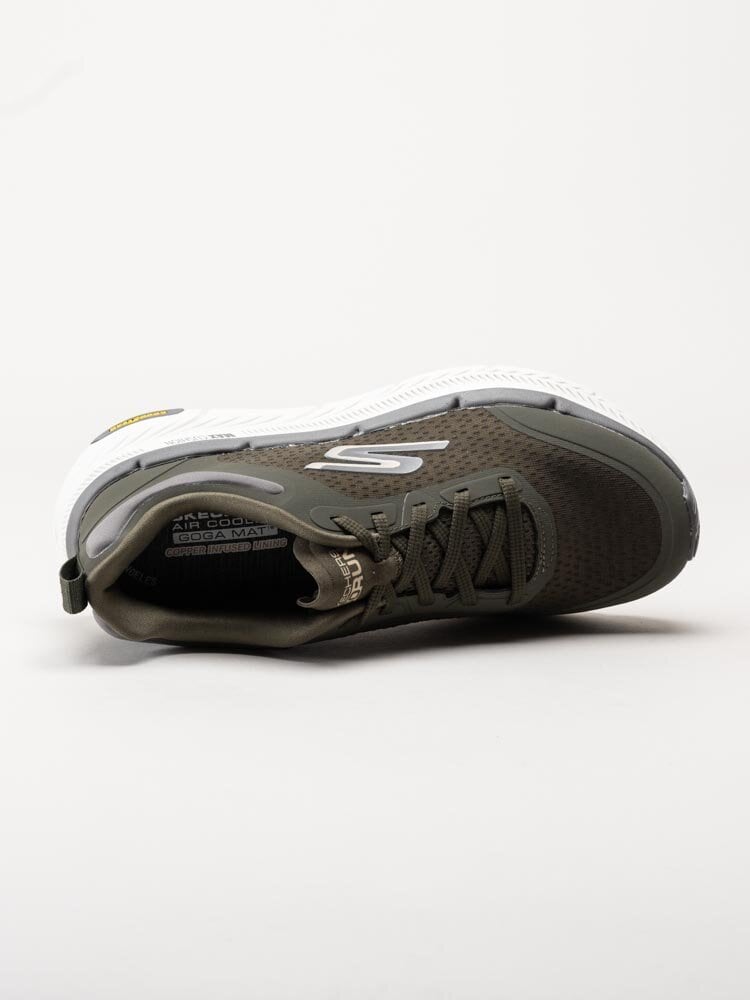 Skechers - Max Cushioning Premier 2.0 - Olivgröna löparskor i mesh