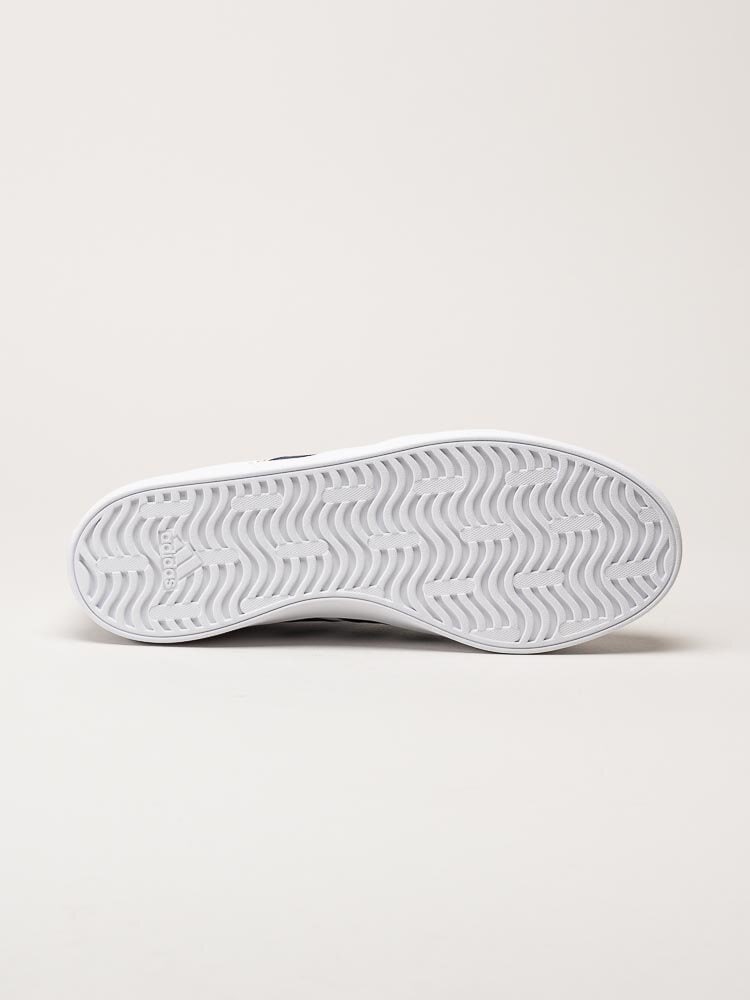 Adidas - VL Court 3.0 - Vita klassiska sneakers med blå stripes