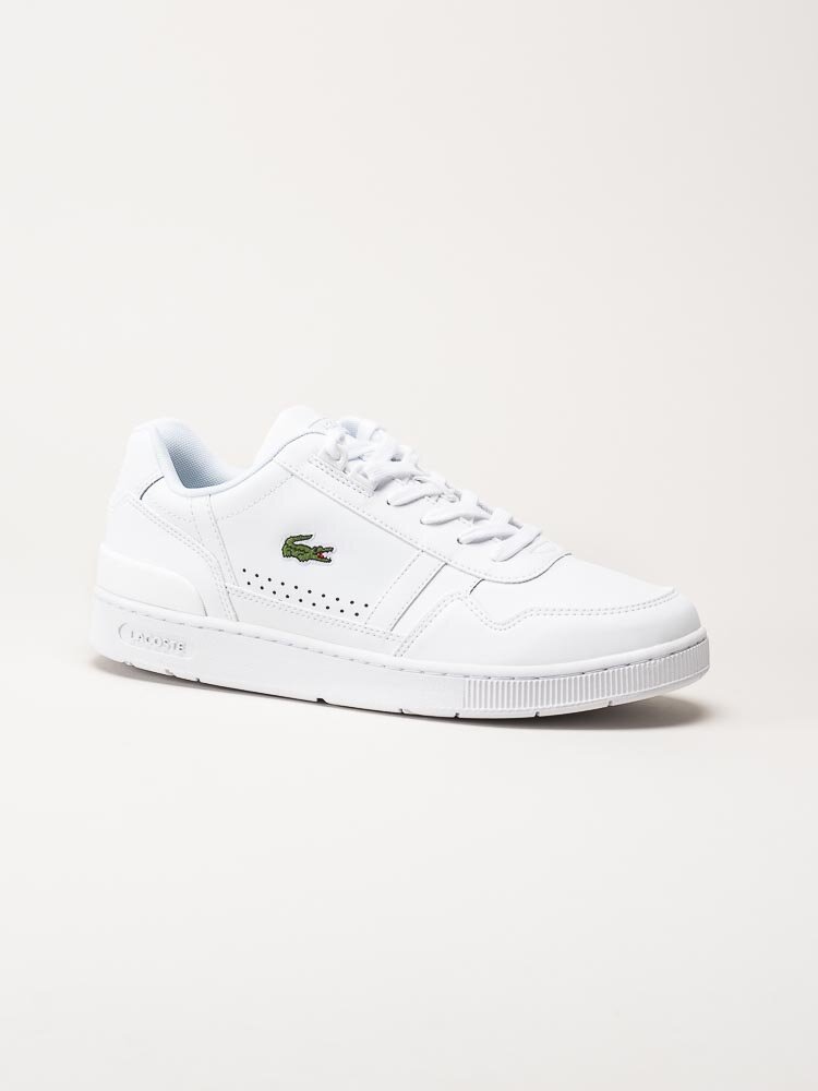 Lacoste - Vita sneakers i skinn