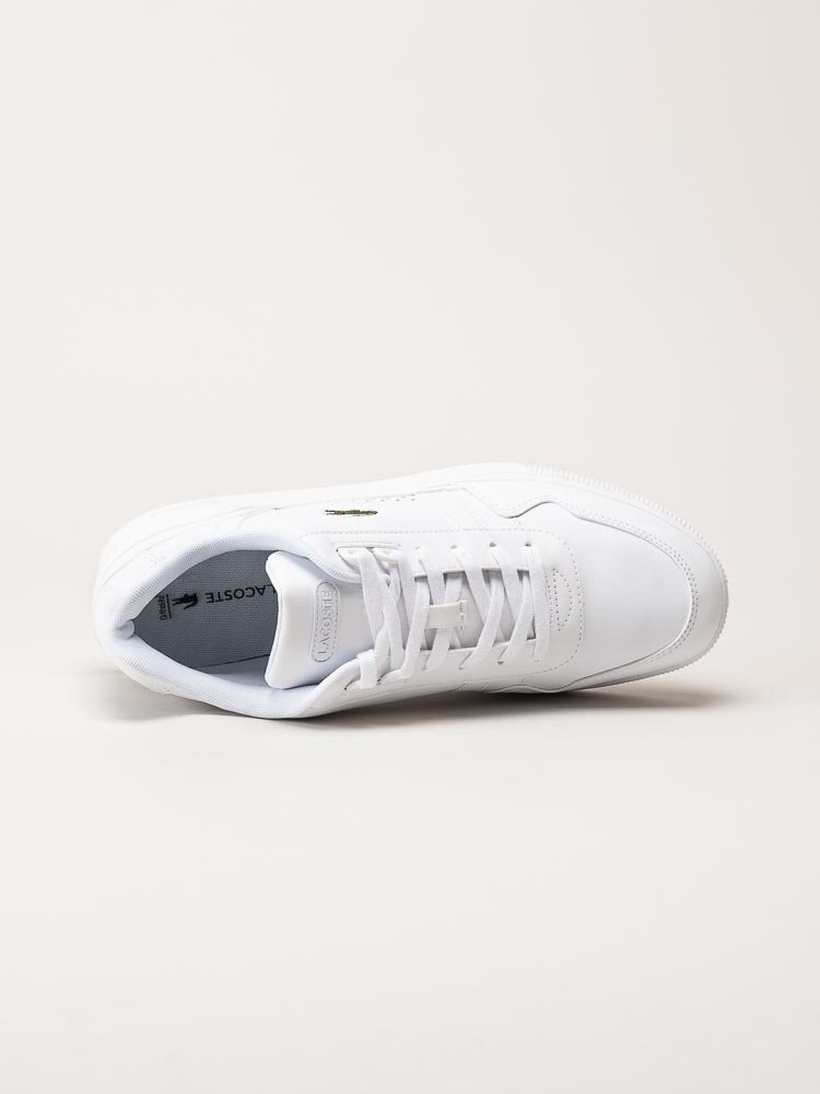 Lacoste - Vita sneakers i skinn