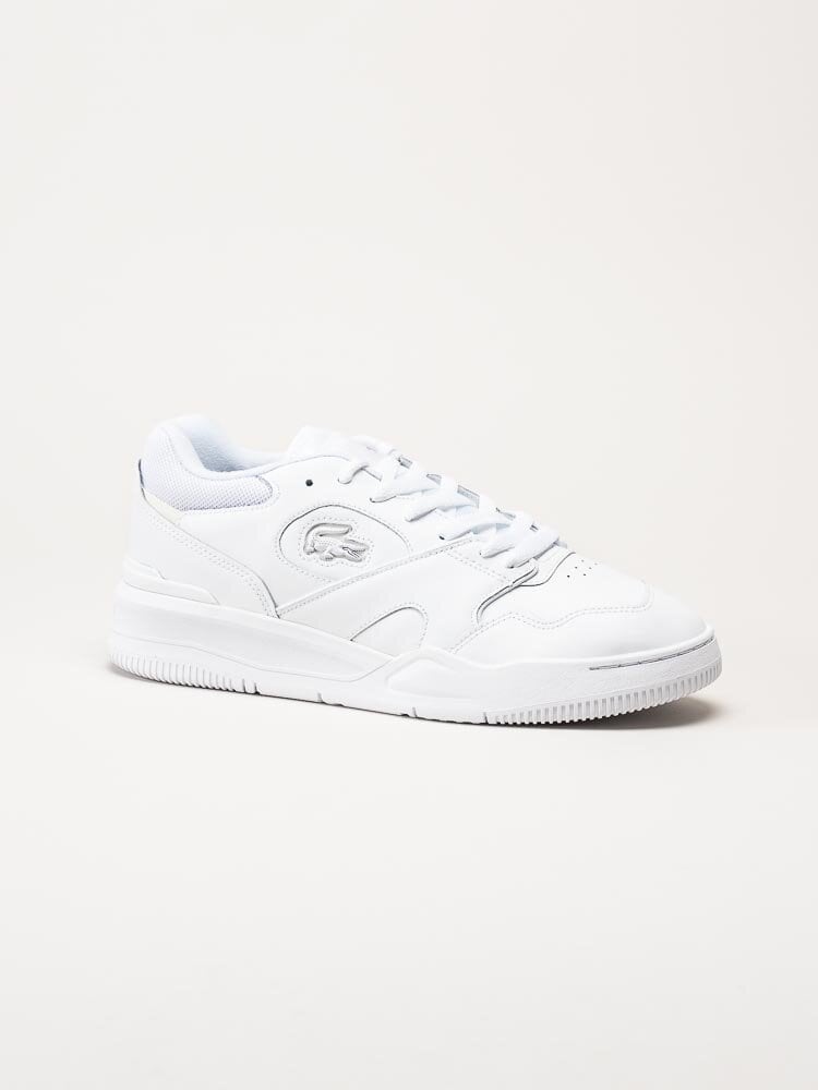 Lacoste - Vita sneakers i skinn