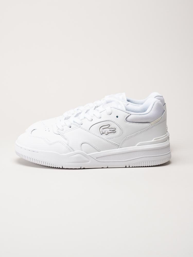 Lacoste - Vita sneakers i skinn