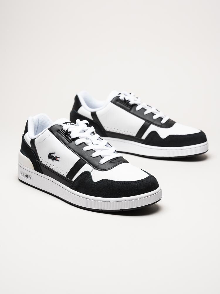 Lacoste - T-Clip - Vita sneakers med svarta detaljer