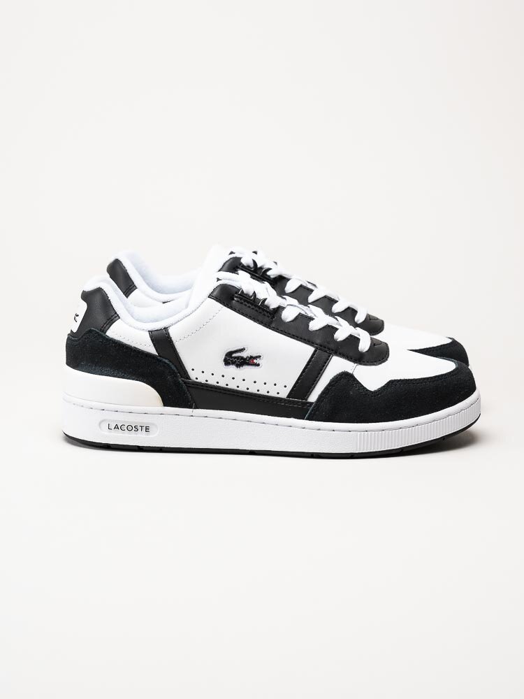 Lacoste - T-Clip - Vita sneakers med svarta detaljer