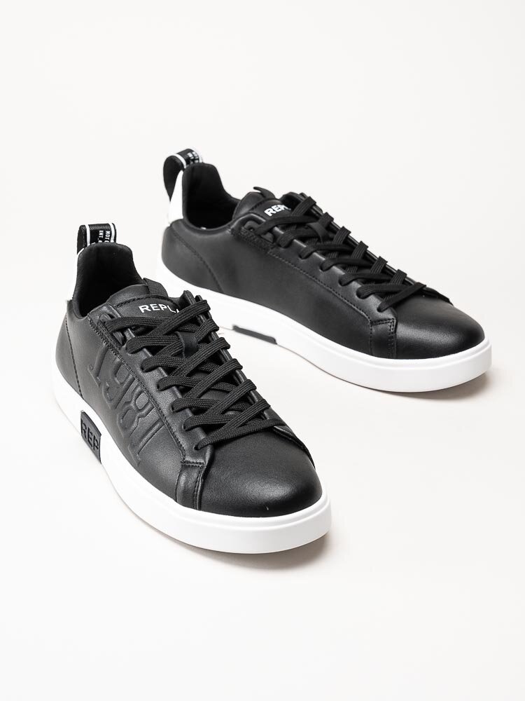 Replay - Polys 1981 Sneaker - Svarta sneakers i skinn