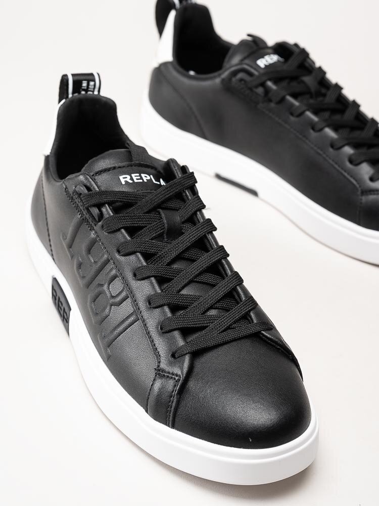 Replay - Polys 1981 Sneaker - Svarta sneakers i skinn