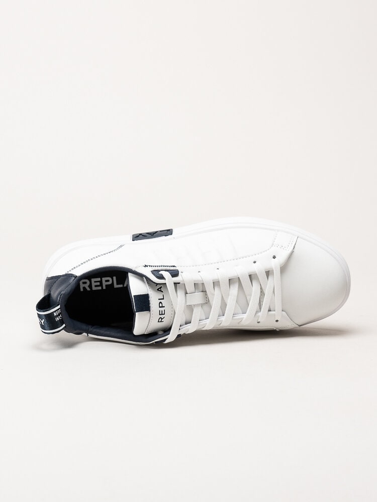 Replay - Polys 1981 Sneaker - Vita sneakers i skinn