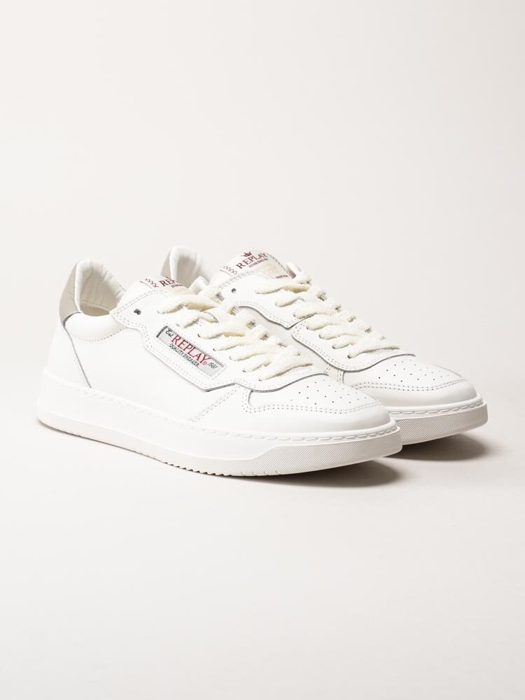 Replay - Reloud Unify Sneaker - Off white sneakers i skinn