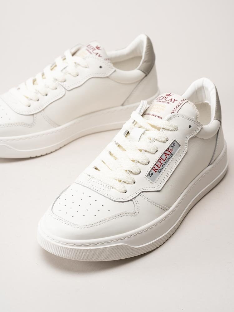 Replay - Reloud Unify Sneaker - Off white sneakers i skinn