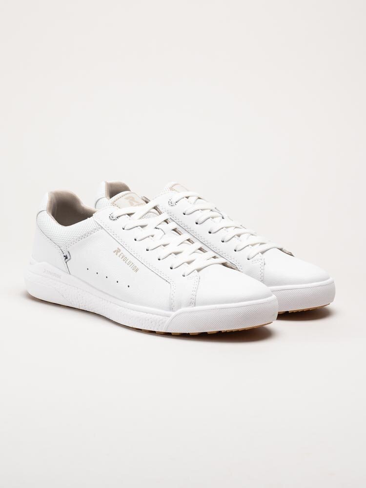 Rieker Evolution - Vita sneakers i skinn