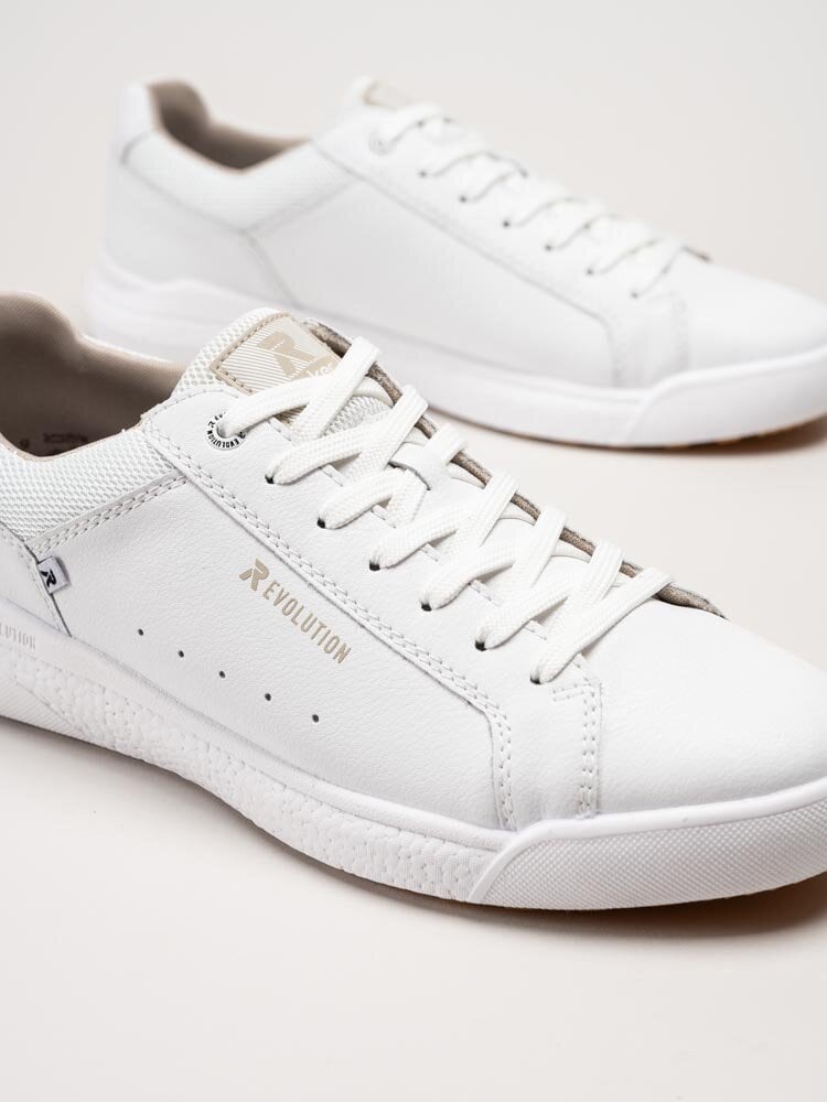 Rieker Evolution - Vita sneakers i skinn