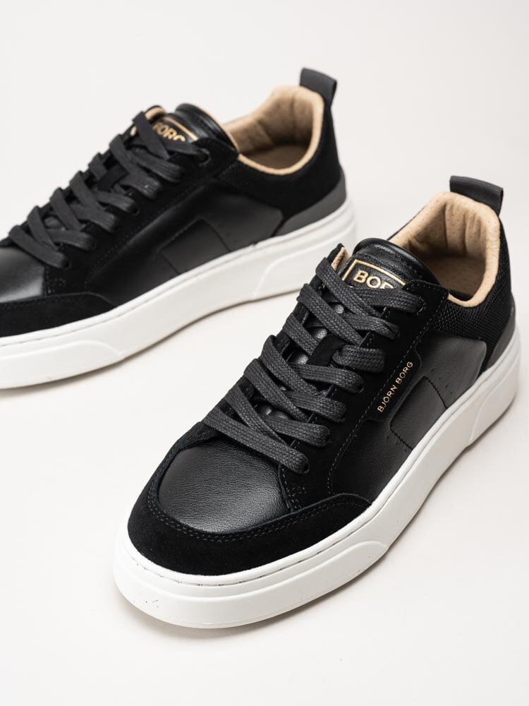 Björn Borg - T1930 Nyl M - Svarta sneakers i skinnimitation