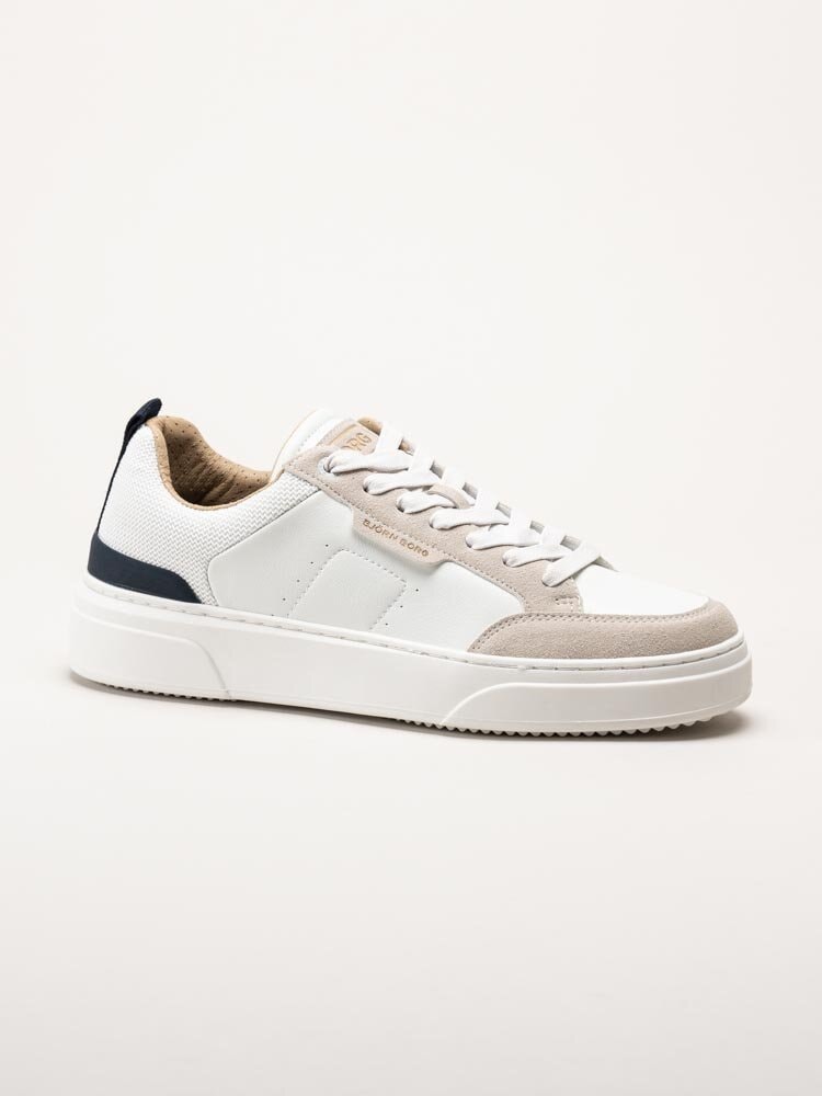 Björn Borg - T1930 Nyl M - Vita sneakers i skinnimitation