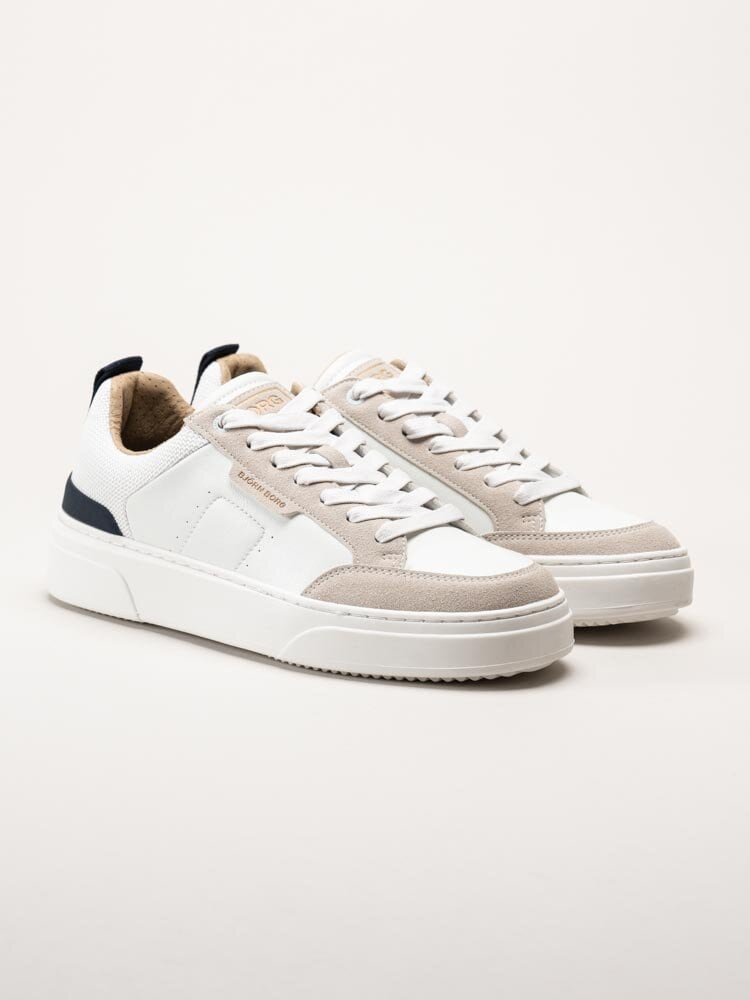 Björn Borg - T1930 Nyl M - Vita sneakers i skinnimitation