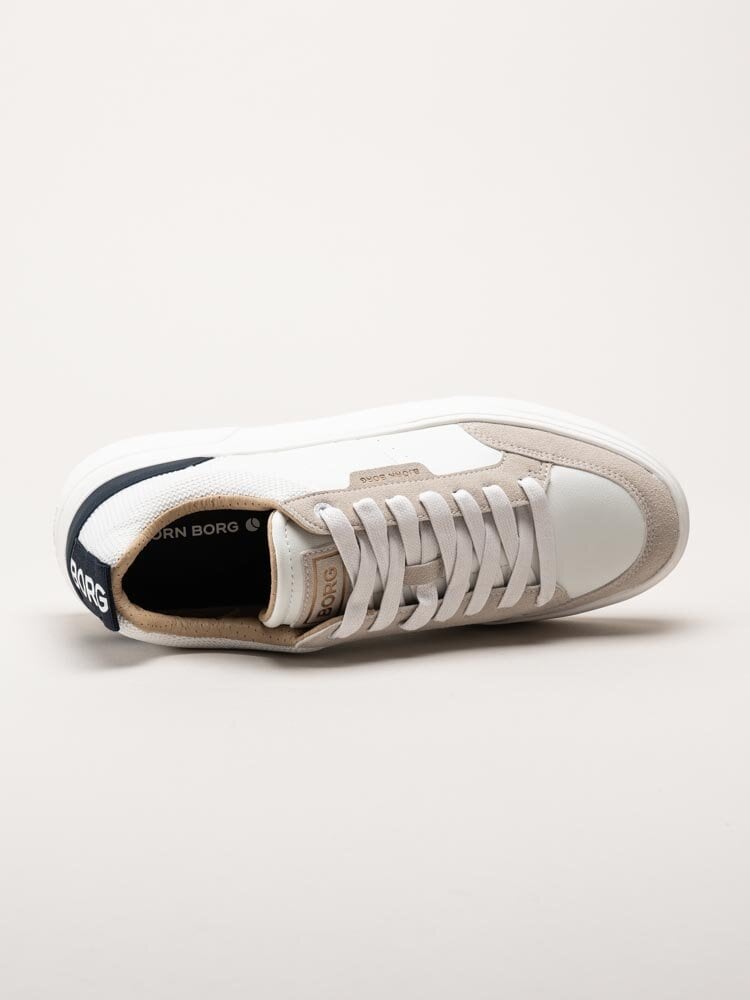 Björn Borg - T1930 Nyl M - Vita sneakers i skinnimitation