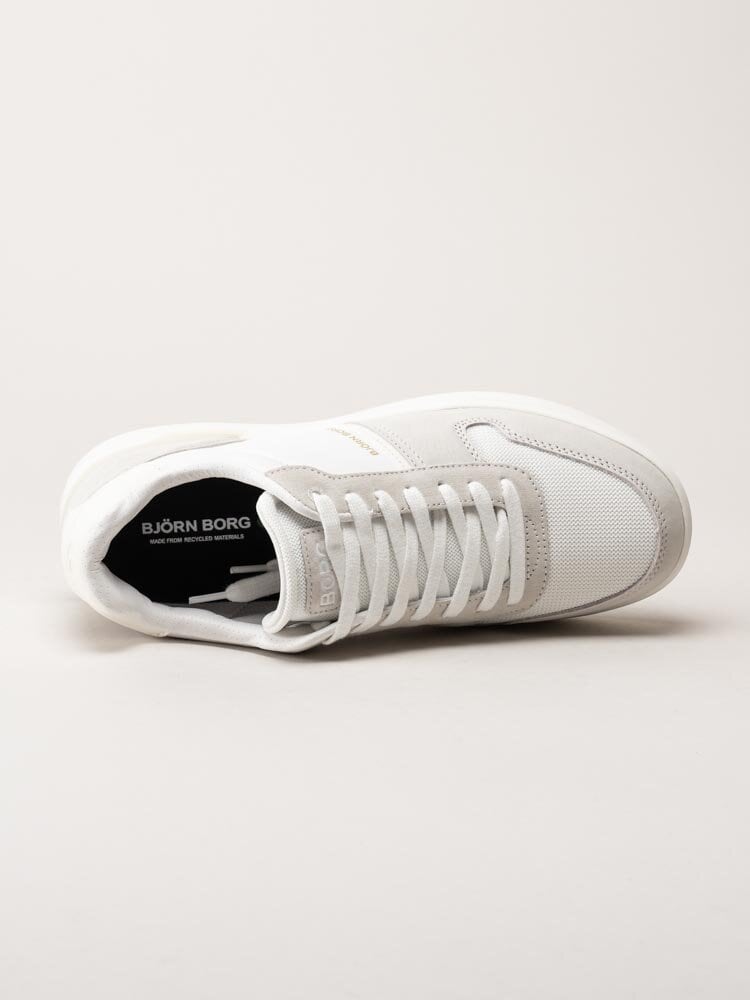 Björn Borg - T2900 BSC M - Vita sneakers i skinnimitation