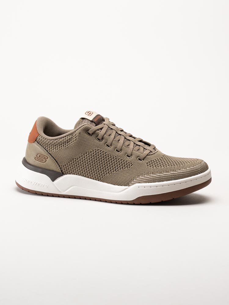 Skechers - Mens Corliss - Gröna sportskor i textil