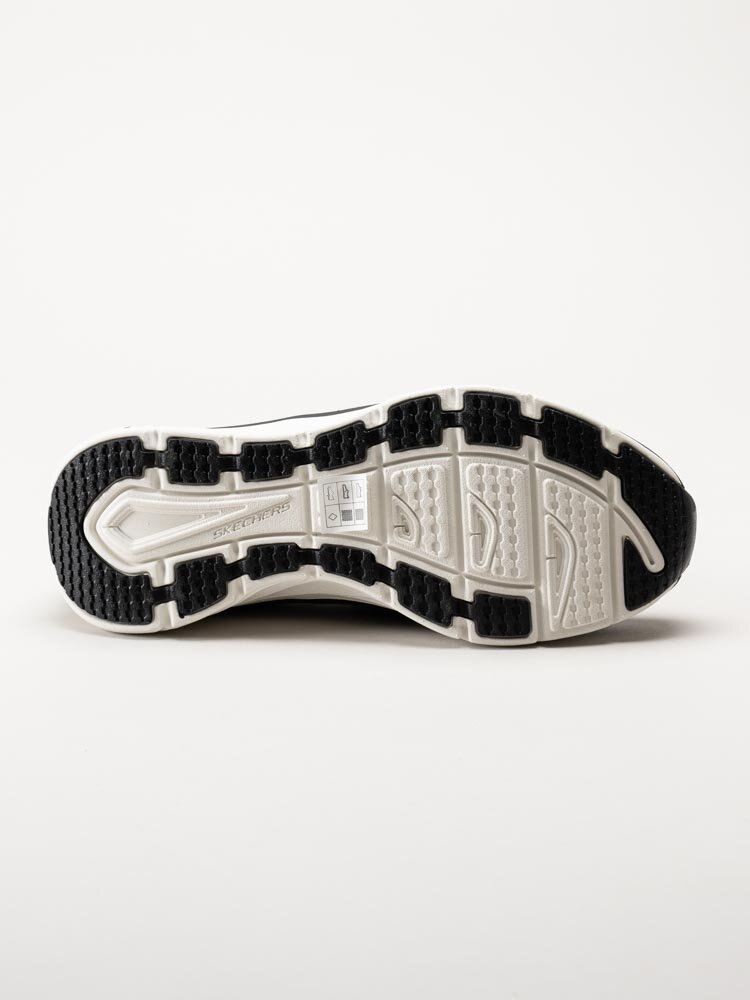 Skechers - D´Lux Walker Orford - Svarta slip-ins sneakers i textil
