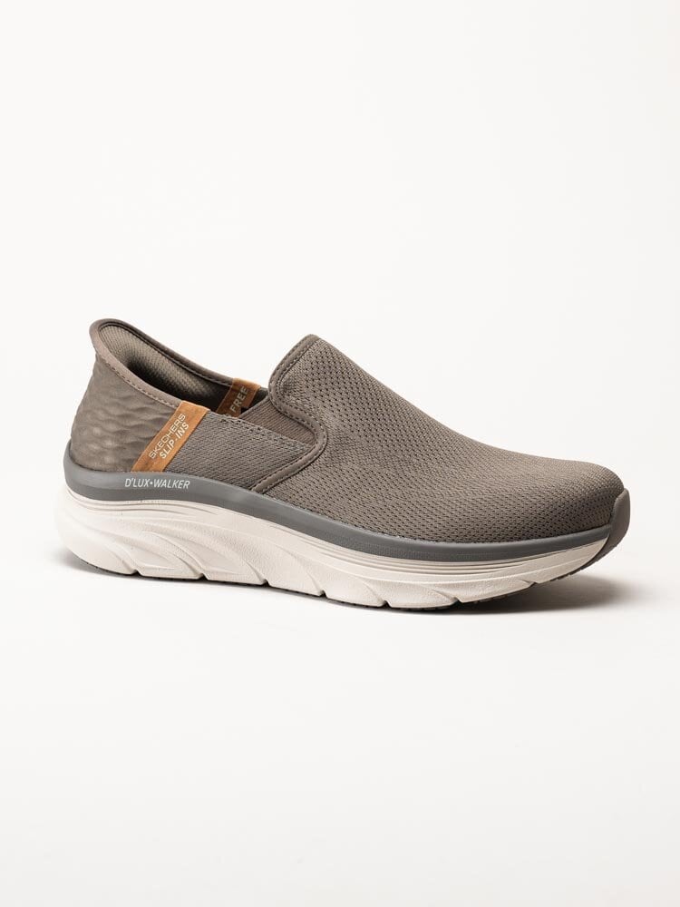 Skechers - D´Lux Walker Orford - Ljusbruna slip-ins sneakers i textil
