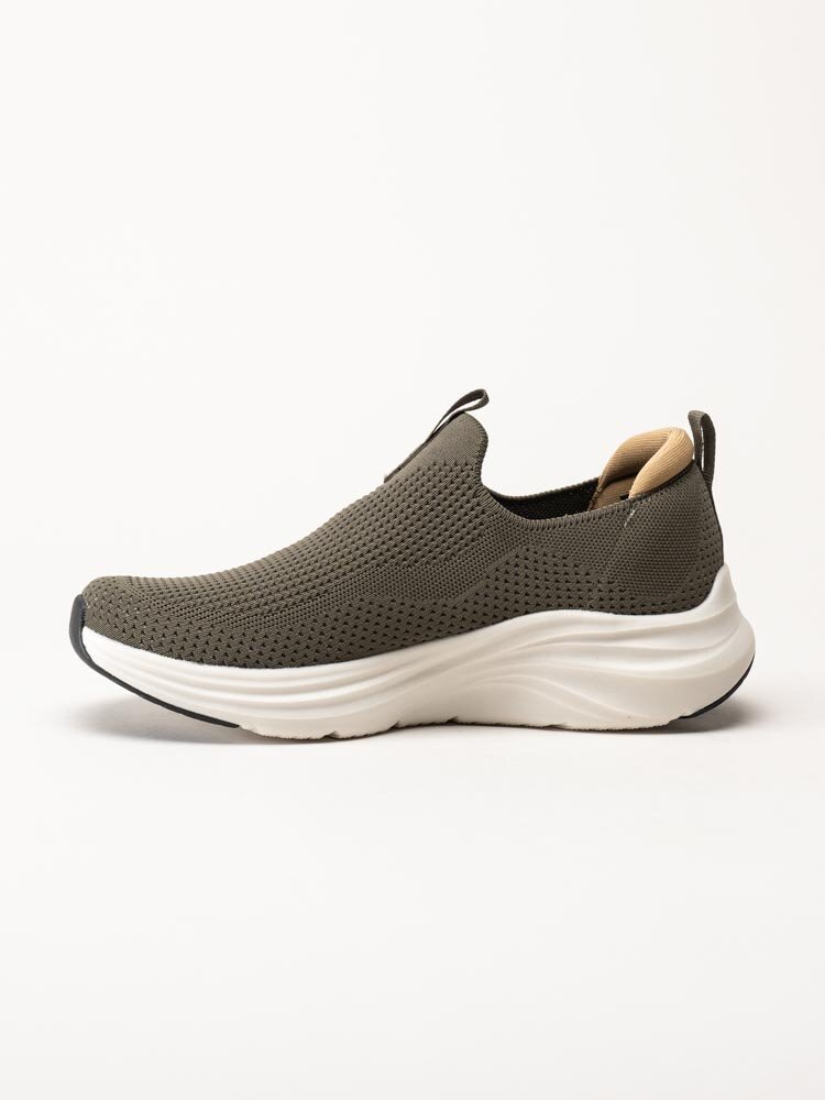 Skechers - Mens Vapor Foam - Gröna slip on sneakers i textil