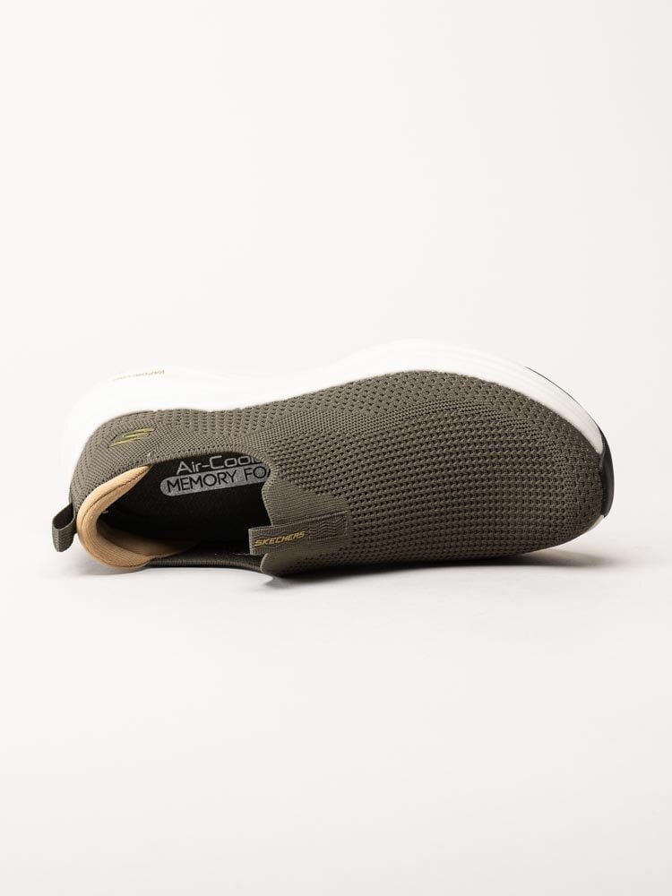 Skechers - Mens Vapor Foam - Gröna slip on sneakers i textil