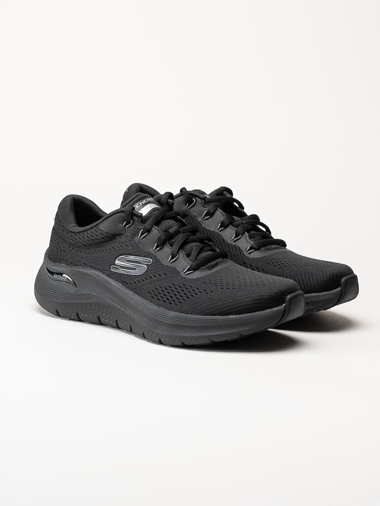 Skechers - Arch Fit 2.0 - Svarta sportskor i textil