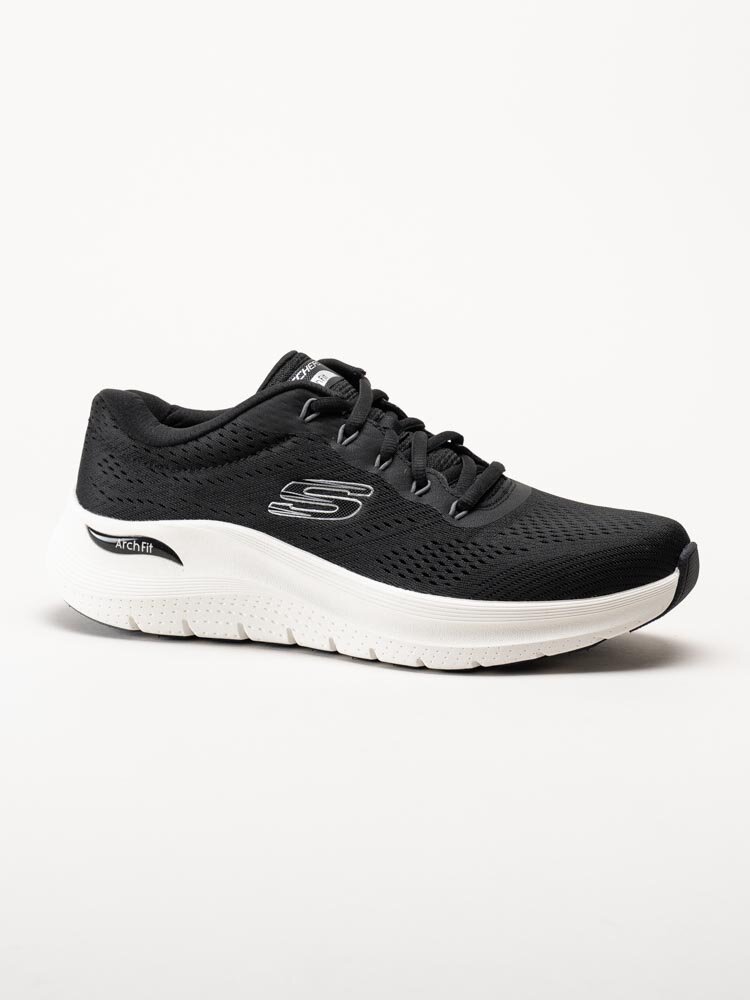 Skechers - Arch Fit 2.0 - Svarta sportskor i textil