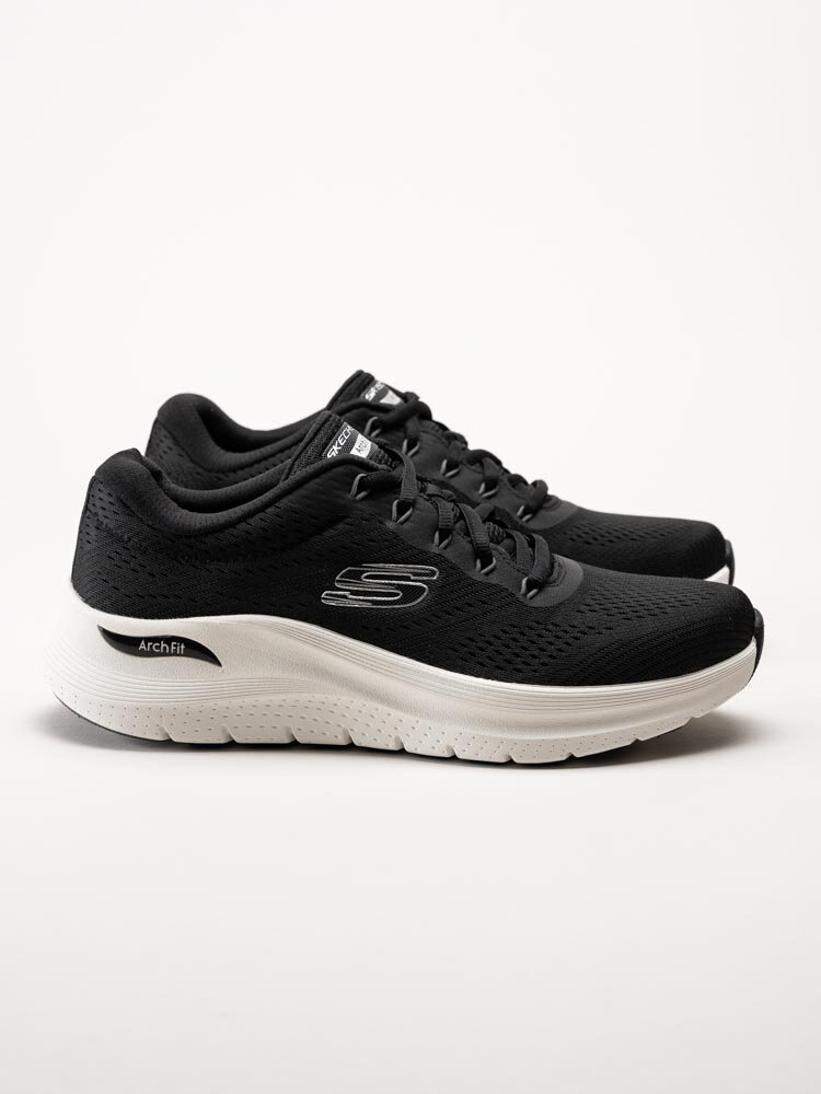 Skechers - Arch Fit 2.0 - Svarta sportskor i textil