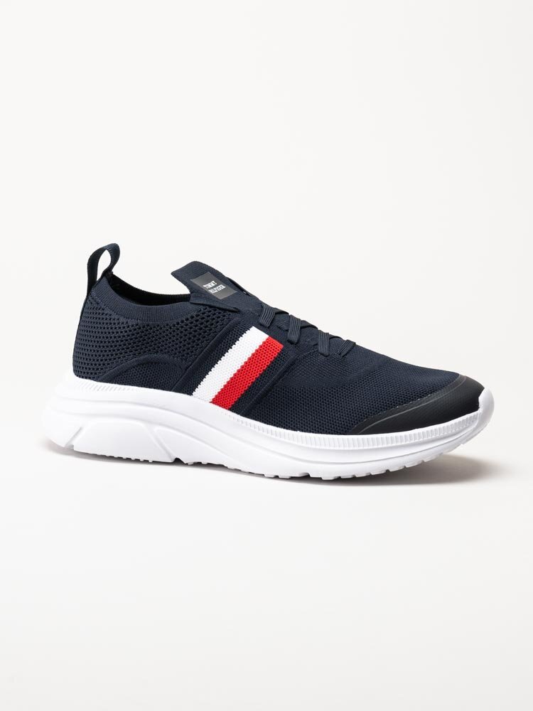 Tommy Hilfiger - Modern Runner Knit - Mörkblå slip on sneakers
