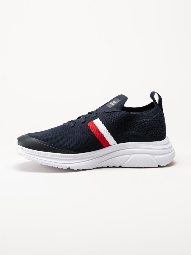 Tommy Hilfiger - Modern Runner Knit - Mörkblå slip on sneakers