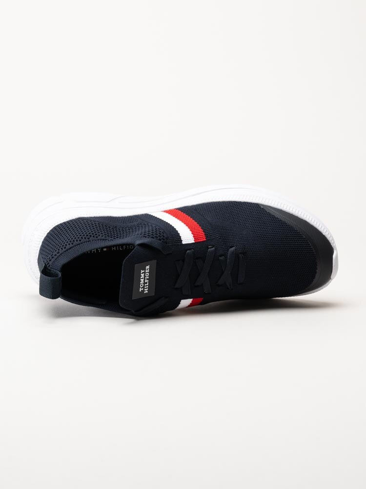 Tommy Hilfiger - Modern Runner Knit - Mörkblå slip on sneakers