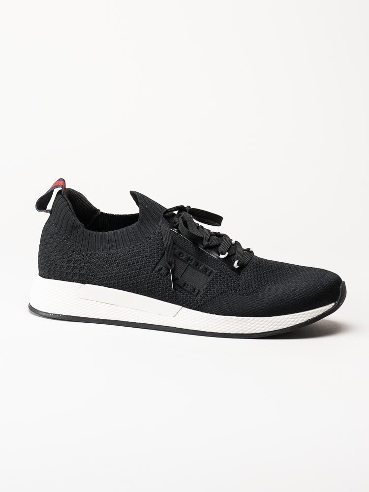 Tommy Hilfiger - Elevated Runner - Svarta slip on sneakers i textil