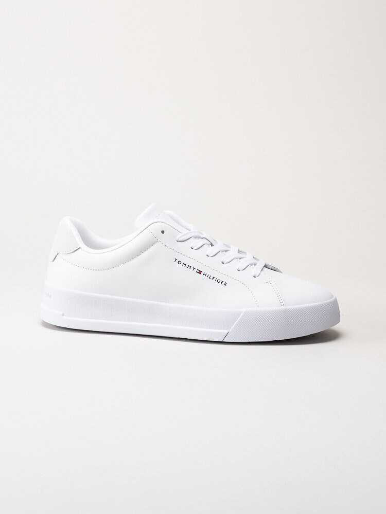 Tommy Hilfiger - Court Leather - Vita sneakers i skinn