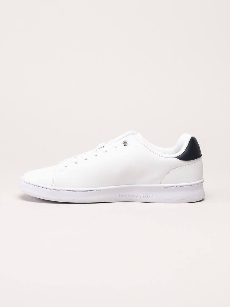 Tommy Hilfiger - TH Court Cup Lth - Vita sneakers i skinn