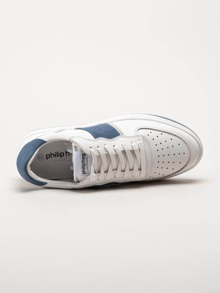 Philip Hog - Sam - Vita sneakers i skinn
